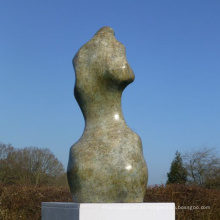 escultura de concha de bronce abstracta de alta calidad